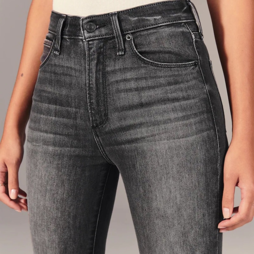 Abercrombie High Rise Super Skinny Ankle Jeans